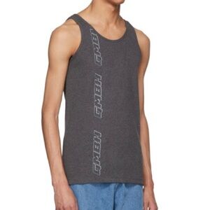 GmbH Ali Men’s Ribbed Tank Top Grey M - “Endless Europe” NWOT